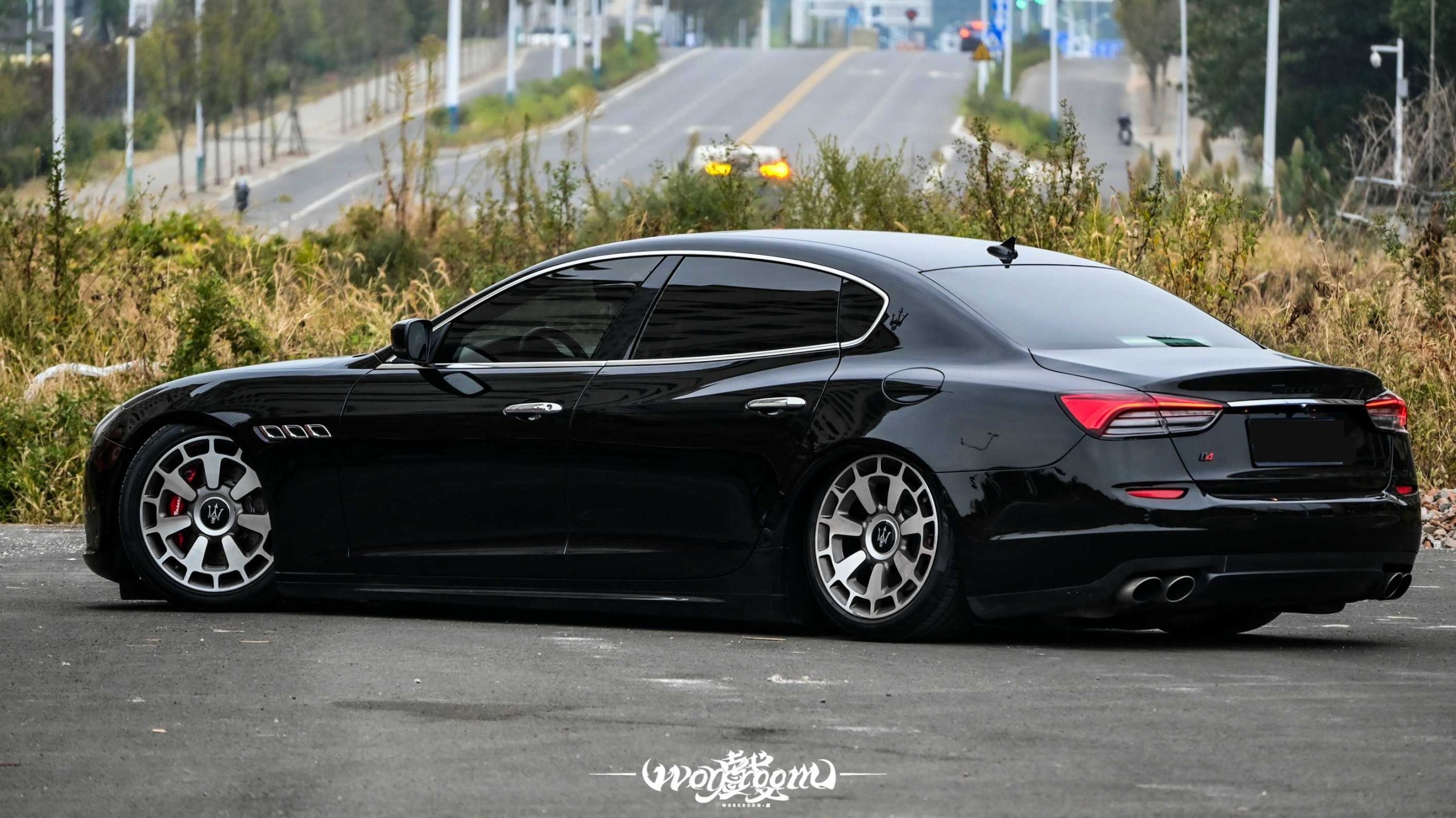Airbft gives the Maserati Quattroporte fitment a new stance Airbft gives the Maserati Quattroporte fitment a new stance